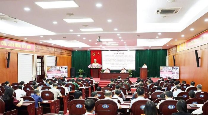 Hội nghị trực tuyến tại điểm cầu tỉnh