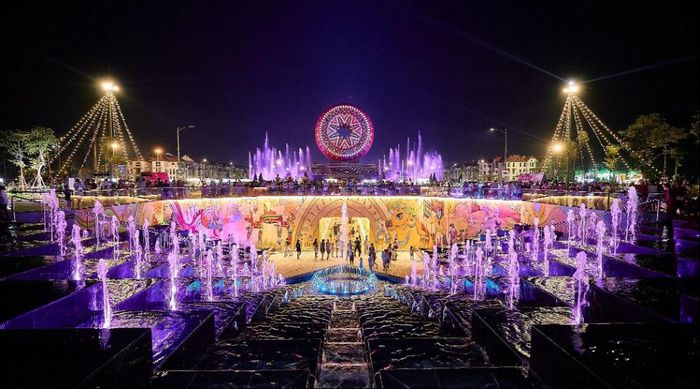 Show nhạc nước tại Quảng trường Thời đại