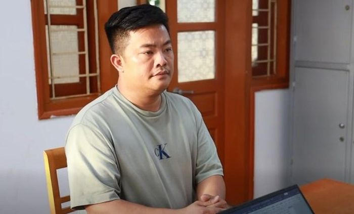 Hải Sapa tại cơ quan công an. Ảnh: Bộ Công an