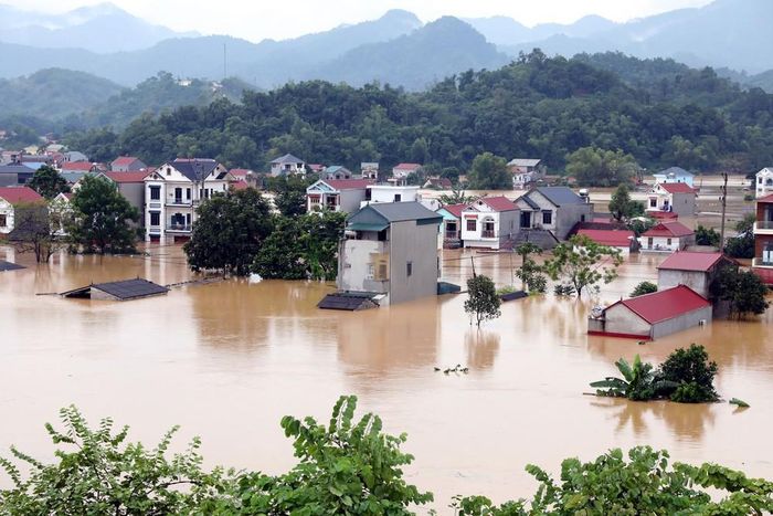 Xã Tràng Định, tỉnh Lạng Sơn có gần 800 nhà dân bị ngập sâu