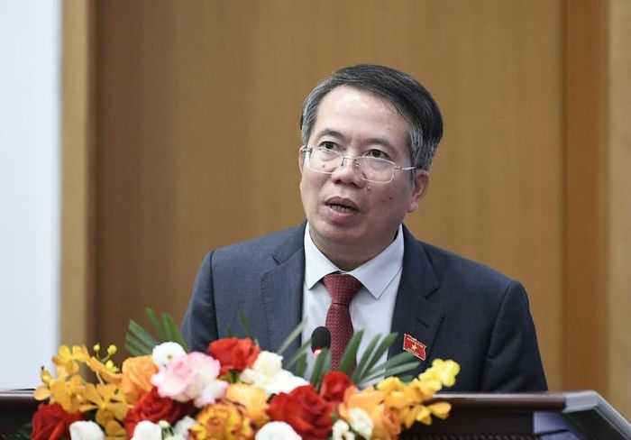 Phó Chủ nhiệm Văn phòng Quốc hội Nguyễn Văn Hiển chia sẻ về kết quả Kỳ họp - Ảnh: Quốc hội