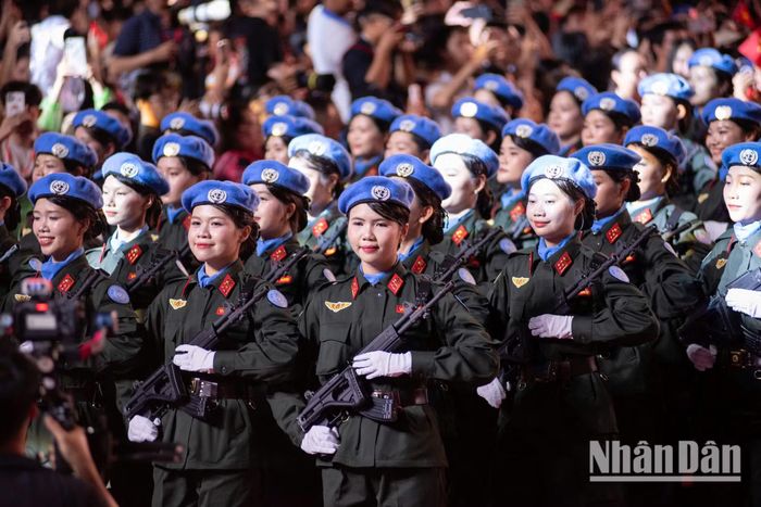 Khối nữ sĩ quan Cảnh sát Gìn giữ hòa bình Liên hợp quốc.