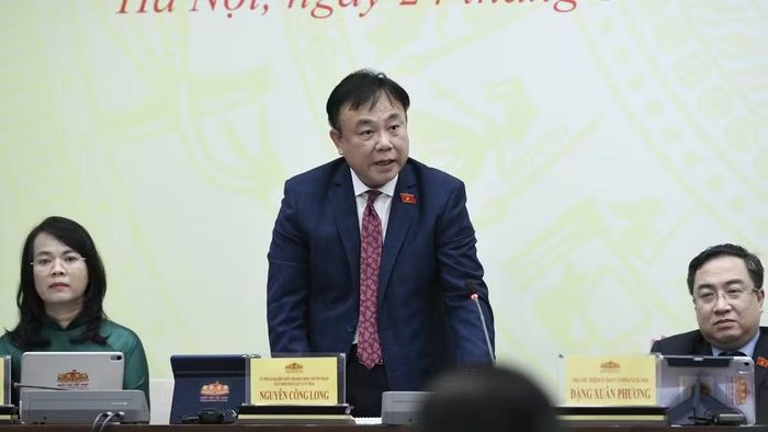 Ông Nguyễn Công Long, Ủy viên hoạt động chuyên trách tại Ủy ban Pháp luật và Tư pháp của Quốc hội. (Ảnh: QH)
