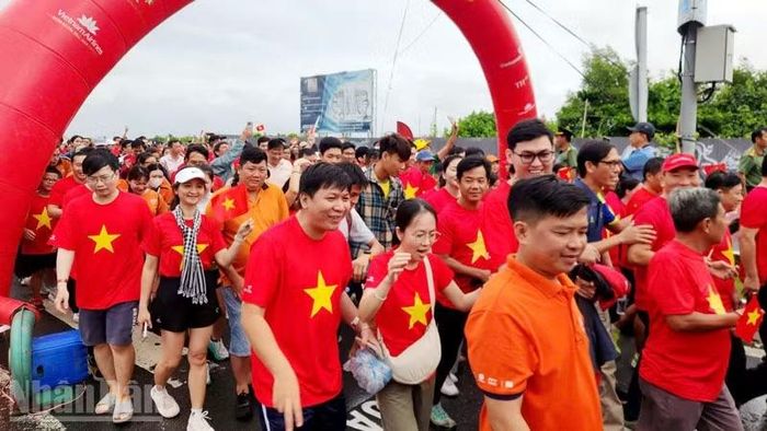 Chương trình đi bộ “Cùng Việt Nam tiến bước” ở cấp tỉnh An Giang năm nay sẽ được tổ chức tại Khu TM5, đường Tôn Đức Thắng, phường Rạch Giá (Khu đô thị Phú Cường). (Ảnh: QUỐC TRINH)