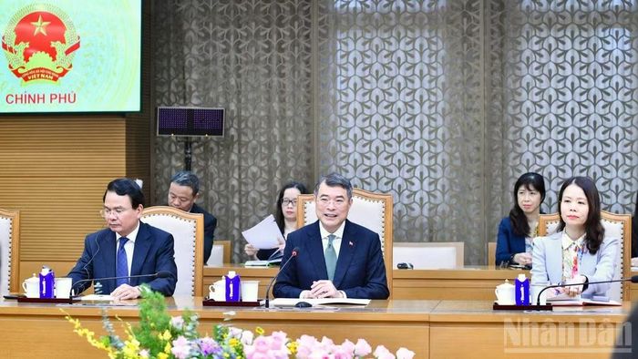 Thủ tướng Chính phủ Lê Minh Hưng khẳng định Việt Nam luôn coi trọng quan hệ hữu nghị truyền thống và Đối tác toàn diện với Chile. (Ảnh: THANH GIANG)