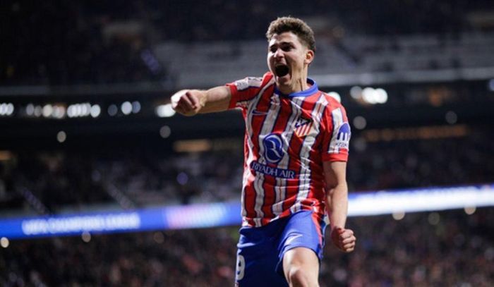 Julian Alvarez được cho là mục tiêu chuyển nhượng ưu tiên của Arsenal. Ảnh: Atletico Madrid