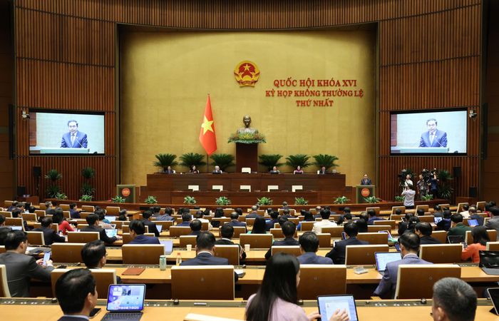  Quang cảnh phiên bế mạc chiều 24-8. Ảnh: QUANG PHÚC 