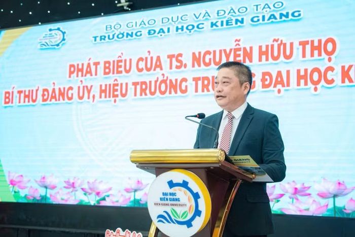 TS Nguyễn Hữu Thọ, Hiệu trưởng Trường Đại học Kiên Giang. Ảnh: KGU.