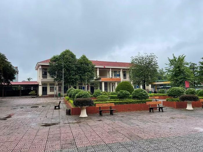 Khuôn viên Trung tâm GDNN - GDTX Thanh Sơn.