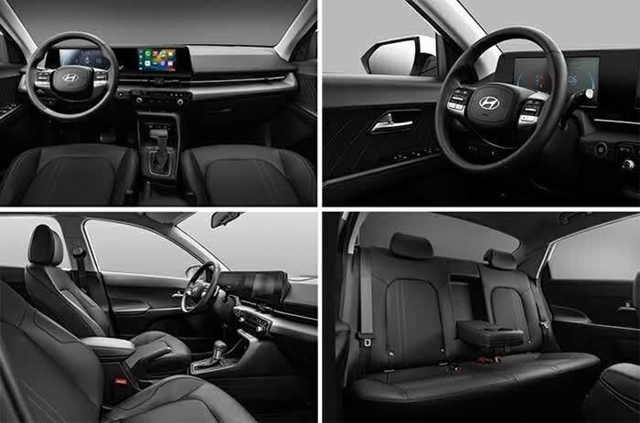 Khoang nội thất Hyundai Accent được thiết kế theo hướng hiện đại và thực dụng.