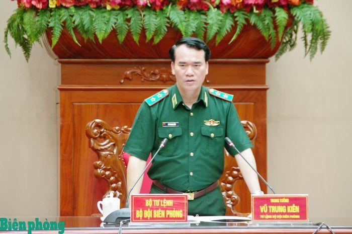 Trung tướng Vũ Trung Kiên phát biểu kết luận hội nghị. Ảnh: Thu Minh