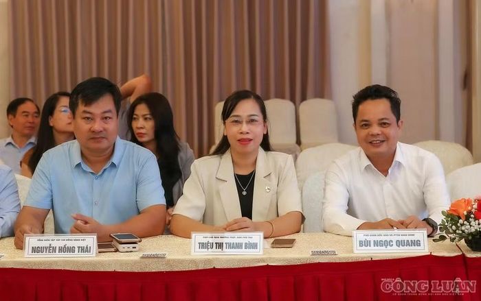 Các đại biểu tham dự tọa đàm “Những điểm mới của Luật Báo chí và chế tài pháp lý: Nhận diện rủi ro, bảo vệ đạo đức nghề báo” tại TP Hải Phòng.