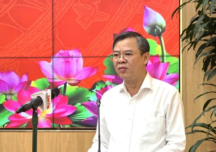 Ông Trương Cảnh Tuyên - Chủ tịch UBND TP. Cần Thơ phát biểu tại buổi lễ.