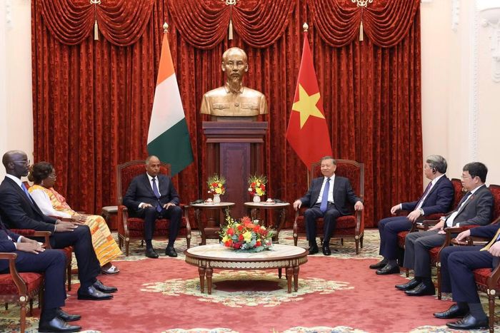 Toàn cảnh cuộc tiếp. Ảnh: Nhật Minh