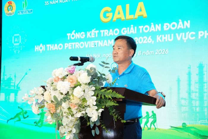 Đồng chí Vũ Anh Tuấn, Phó Chủ tịch Công đoàn PETROVIETNAM: Hội thao không chỉ là dịp để cán bộ, người lao động rèn luyện sức khỏe mà còn là cơ hội giao lưu, học hỏi, tăng cường sự gắn kết giữa các đơn vị.