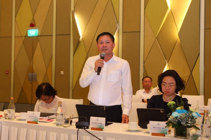 Chủ tịch HĐQT BSR Bùi Ngọc Dương chia sẻ các kinh nghiệm về hoạt động quản trị nhân lực tại đơn vị.