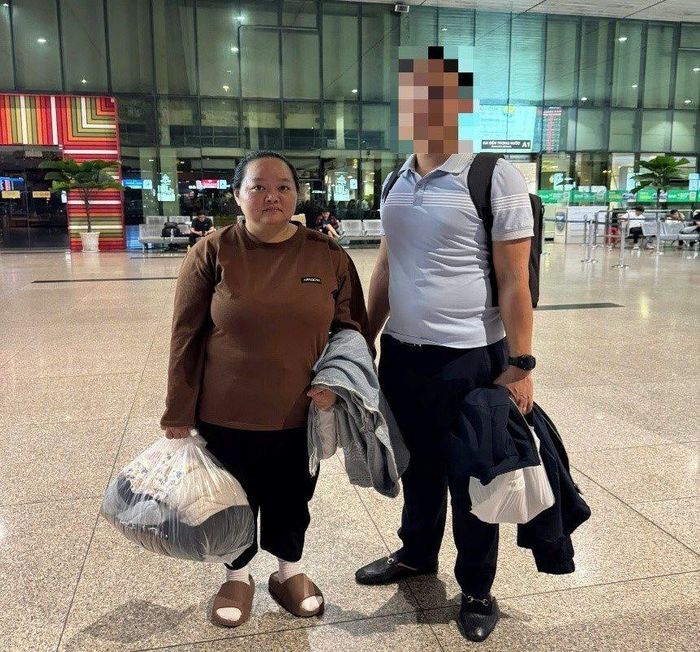 Hường bị lực lượng công an bắt giữ khi đang ở TP.HCM.