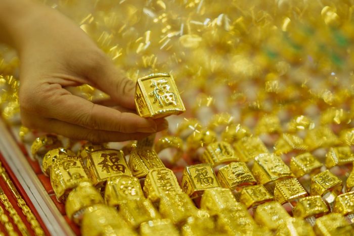 Giá vàng miếng SJC tăng 600.000 đồng/lượng trong phiên cuối tuần. Ảnh: Nguyễn Hiền