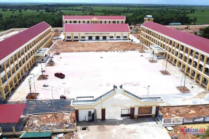 Trường Nội trú liên cấp Ia Rvê. Ảnh: Hải Dương