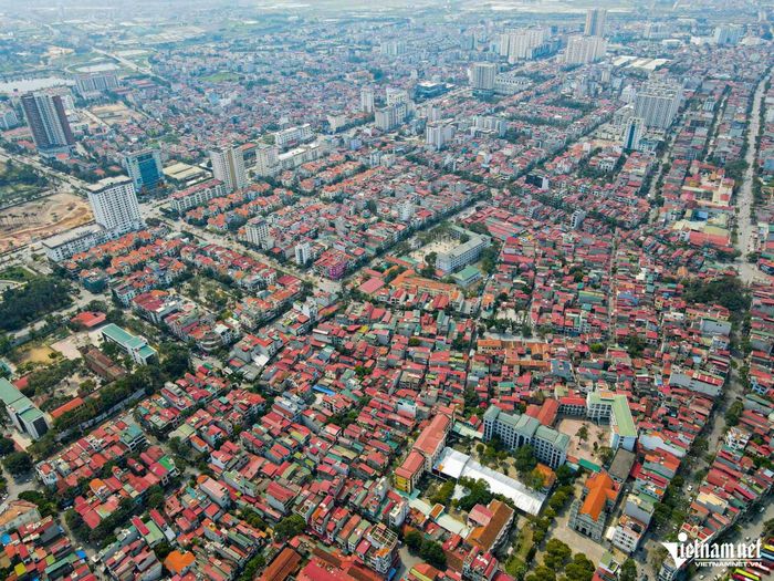 TP Bắc Ninh nhìn từ trên cao. Ảnh: Việt Hùng