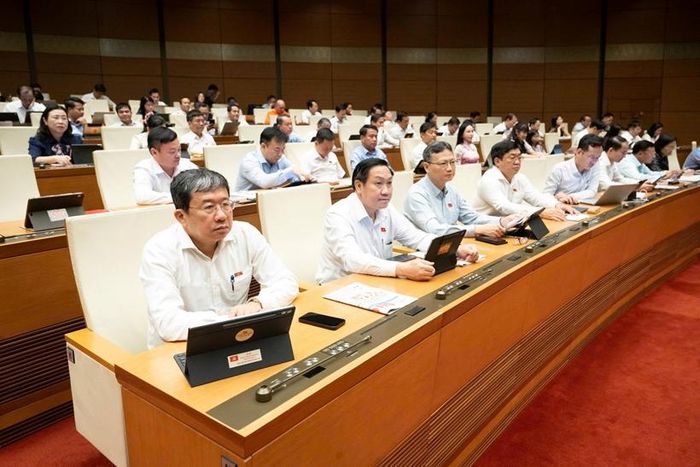  Các đại biểu tham dự Phiên họp (Ảnh: CTTĐT Quốc hội).