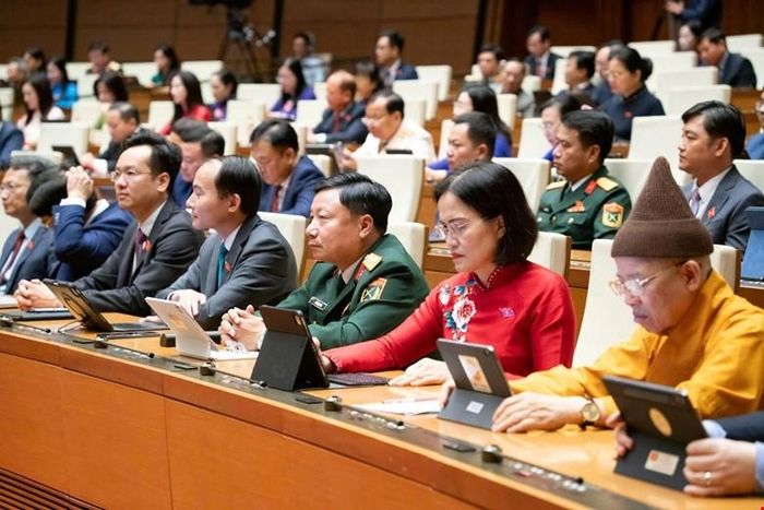 Các đại biểu tham dự phiên Bế mạc kỳ họp (Ảnh: Media Quốc hội).