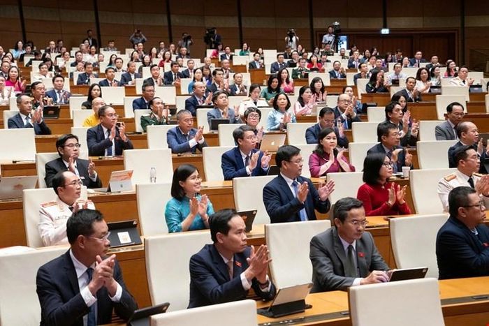 Các đại biểu tham dự phiên Bế mạc kỳ họp (Ảnh: Media Quốc hội).