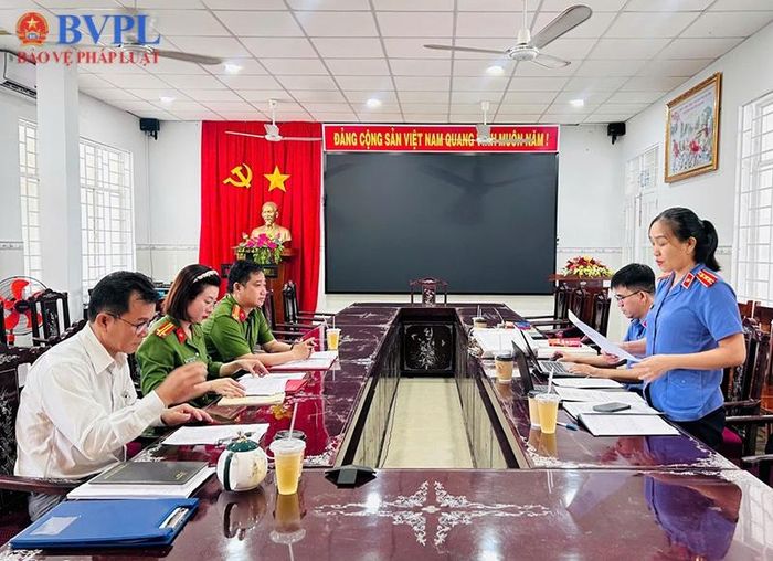 Hình ảnh tại buổi kiểm sát.