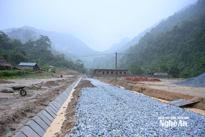Dự án Khu tái định cư Khe Hộc, tổng nguồn vốn kéo dài sang năm 2026 là hơn 22,4 tỷ đồng. Ảnh: Thành Cường