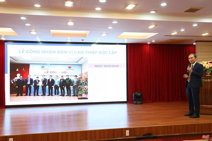 Bệnh viện Đa khoa tỉnh Hà Tĩnh được Viện Tim mạch Quốc gia cấp chứng nhận là Đơn vị Can thiệp tim mạch độc lập năm 2020.