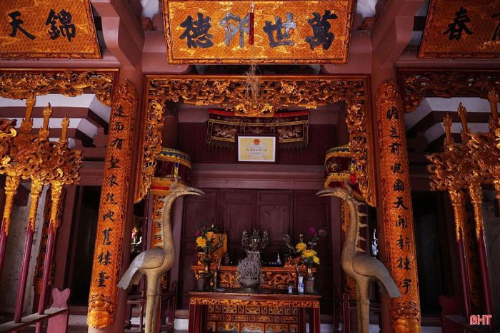 Đền thờ Thái sư Cương Quốc Công Nguyễn Xí (thôn Song Nam) là 1 trong 3 di tích được xếp hạng cấp Quốc gia trên địa bàn xã Cổ Đạm