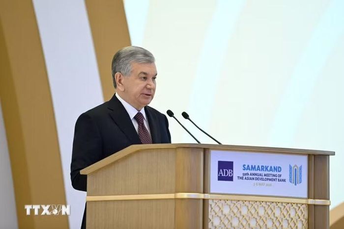Tổng thống Uzbekistan Shavkat Mirziyoyev. (Ảnh: THX/TTXVN phát)