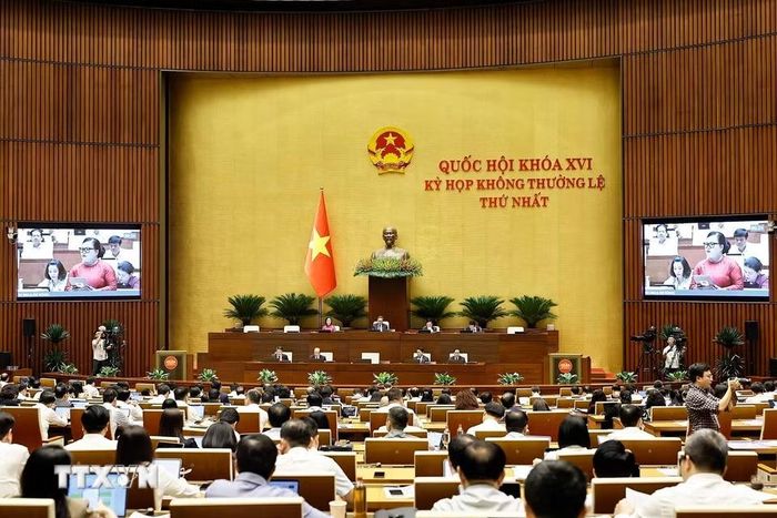 Quang cảnh phiên họp. (Ảnh: Doãn Tấn/TTXVN)