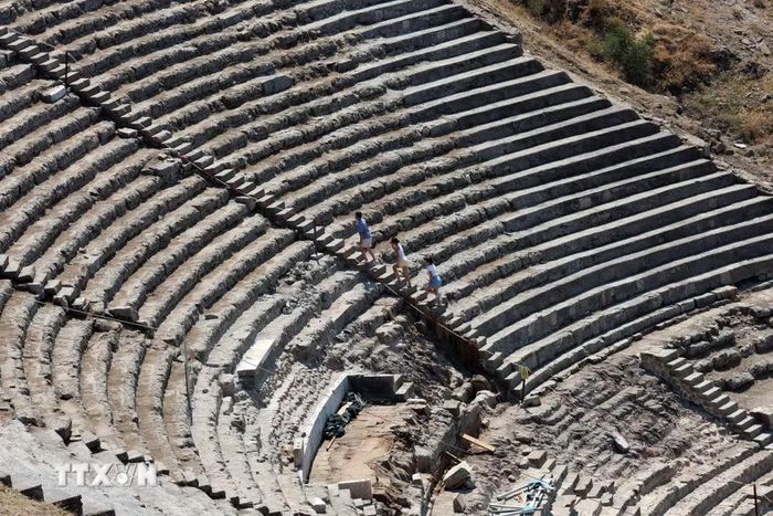Được biết đến với tên gọi Pergamon thời cổ đại và được UNESCO công nhận là Di sản thế giới, Bergama nằm ở vị trí chiến lược, nhìn ra những vùng đất nông nghiệp màu mỡ và các nguồn nước quan trọng. (Ảnh: THX/TTXVN phát)