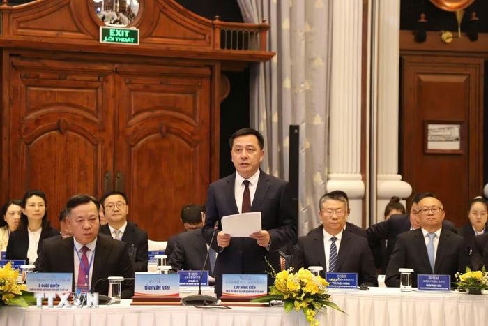 Ông Lưu Hồng Kiến, Phó Bí thư Tỉnh ủy Vân Nam, Bí thư Thành ủy Côn Minh (Trung Quốc). (Ảnh: Hương Thu/TTXVN)