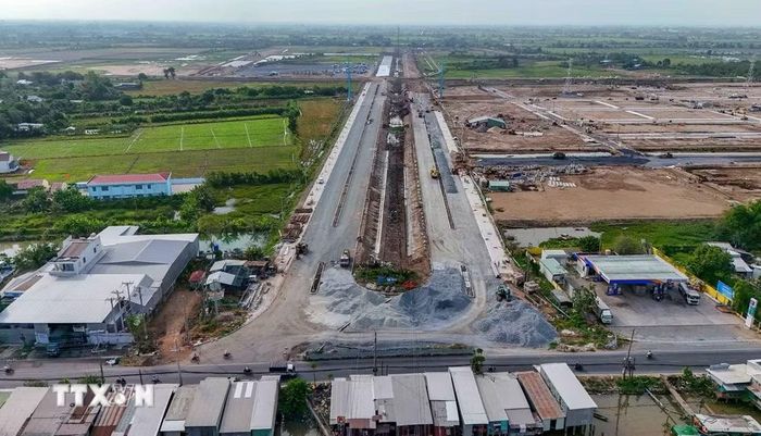 Khu công nghiệp VSIP Cần Thơ có diện tích 293,7ha. (Ảnh: Thanh Liêm/TTXVN)