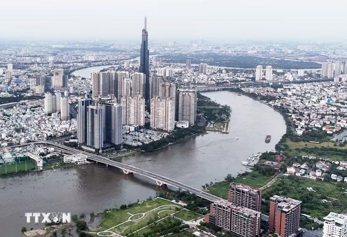 Một góc Thành phố Hồ Chí Minh. (Ảnh: Hồng Đạt/TTXVN)