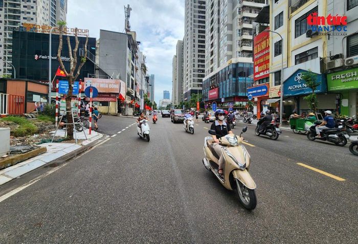 Từ đầu mùa mưa năm 2026 đến nay, đường Nguyễn Tuân luôn khô ráo dù mưa lớn đến đâu.