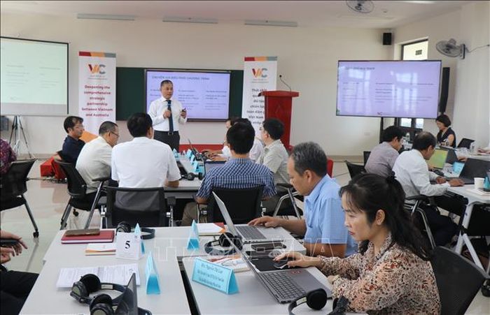 Các học viên tham gia chương trình đào tạo.