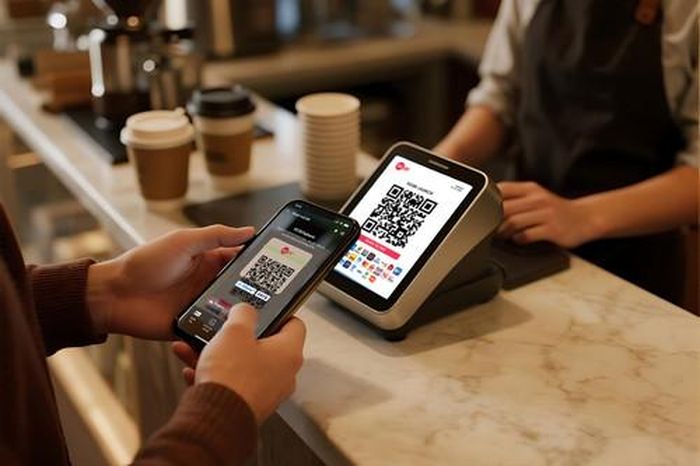 Trong quý I/2026, số lượng giao dịch không tiền mặt tăng 37,98% và giá trị tăng 14,22%. Ảnh minh hoạ