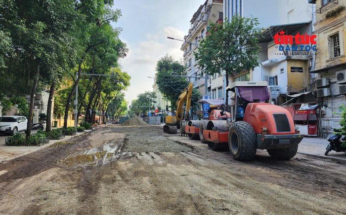 Dự án làm đường ống thoát nước khẩm cập trên đường Quang Trung góp phần nâng cao hiệu quả trong việc chống ngập cho nội thành.