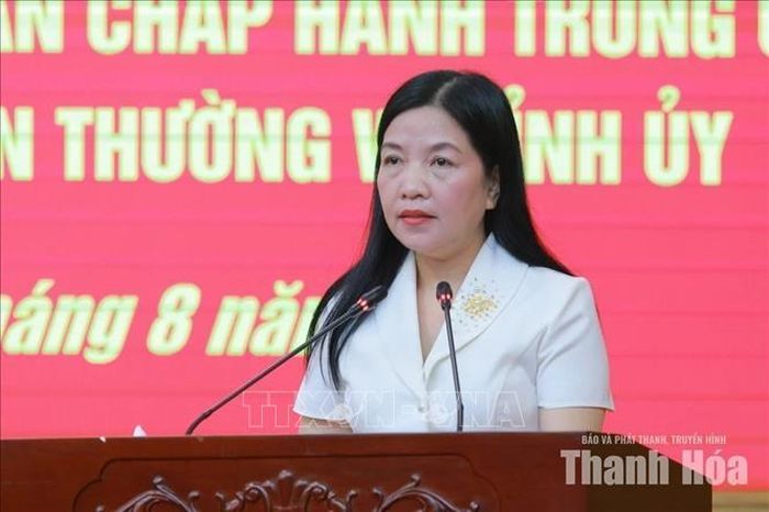 Chủ nhiệm Ủy ban Kiểm tra Tỉnh ủy Phạm Thị Thanh Thủy quán triệt Quy định số 207-QĐ/TW của Ban Chấp hành Trung ương Đảng về những điều đảng viên không được làm.