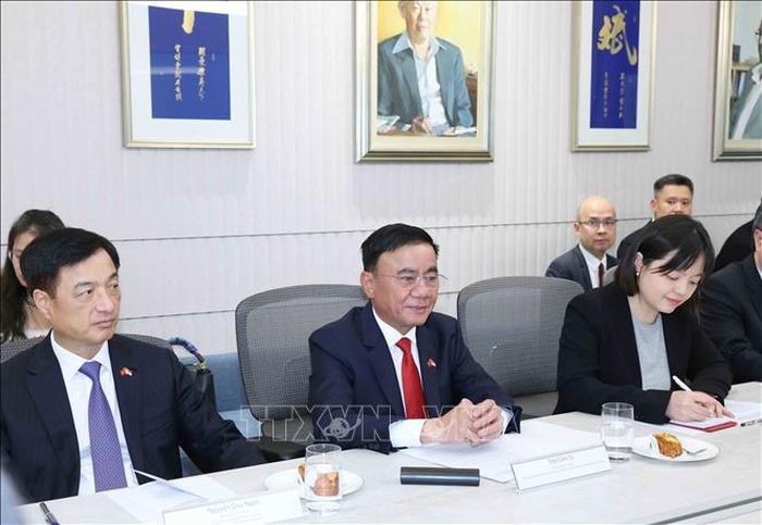 Thường trực Ban Bí thư Trần Cẩm Tú phát biểu. Ảnh: Phương Hoa/TTXVN