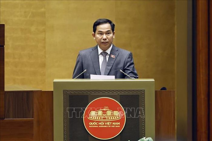 Tổng thư ký Quốc hội, Chủ nhiệm Văn phòng Quốc hội Lê Quang Mạnh phát biểu. Ảnh: Doãn Tấn/TTXVN