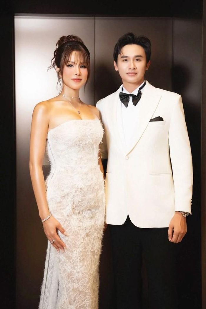 Phạm Kiên và Diệp Lâm Anh thường xuyên đồng hành trong các hoạt động gần đây. Ảnh: FBNV.