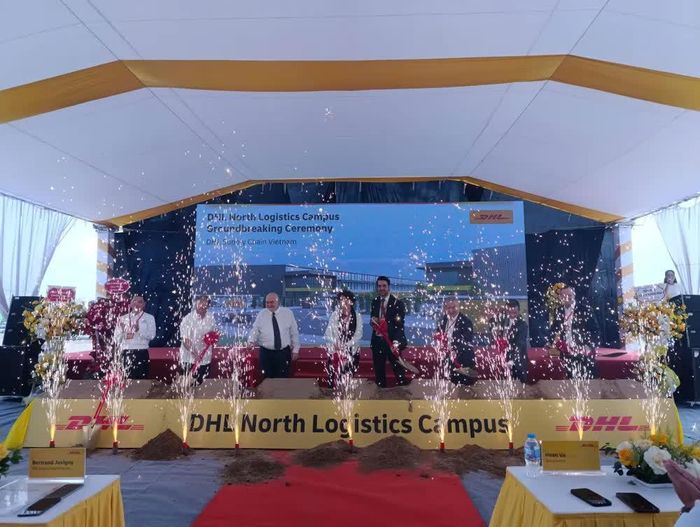  DHL Supply Chain khởi công khu phức hợp logistics DHL North Logistics Campus tại Hưng Yên. Ảnh: LƯU THỦY 