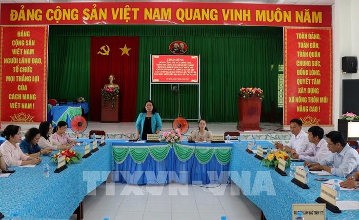 Quang cảnh buổi làm việc. Ảnh: Lê Thúy Hằng - TTXVN
