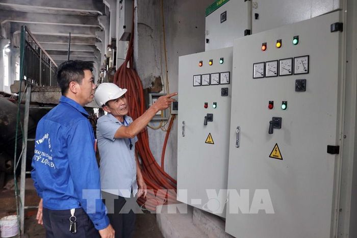 Hải Phòng vận hành tối đa các trạm bơm chống ngập úng, giảm thiểu rủi ro cho ngành nông nghiệp. Ảnh: Hoàng Ngọc – TTXVN