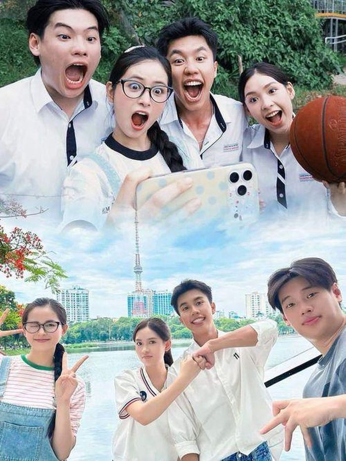 Việc thay toàn bộ dàn diễn viên sau bước nhảy thời gian trở thành quyết định gây nhiều tranh luận của Mùa hè năm ấy. Ảnh: FBNV.