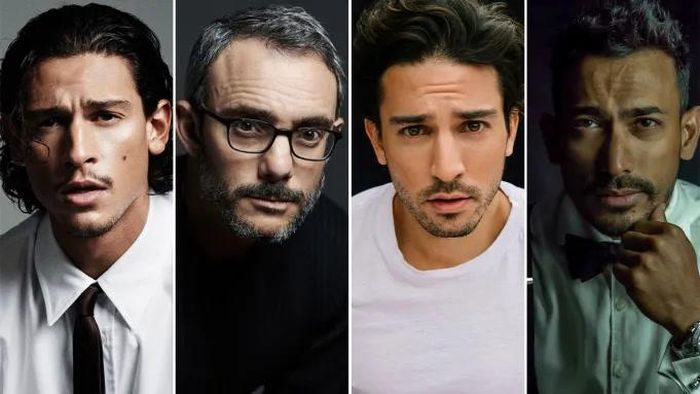 LR: Emilio Sakraya, Omid Abtahi, Jamie Ward và Nabeel Khan.